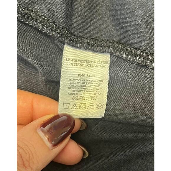 Etonic 3/4 Zip Jacket in Black Mock Neck Longer in the Back Womens L - Picture 7 of 8